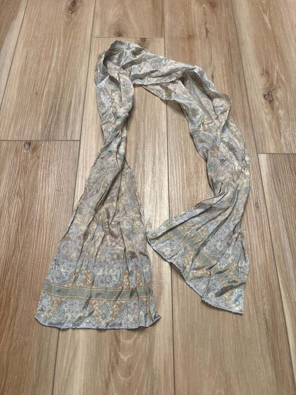 Liz Claiborne Silk Scarf Floral Print 100% Silk
